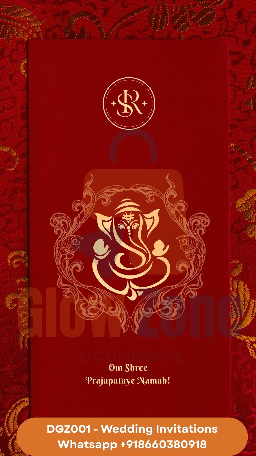 Digital Wedding Invitation - DGZ001 Digital Invitations Glowzone