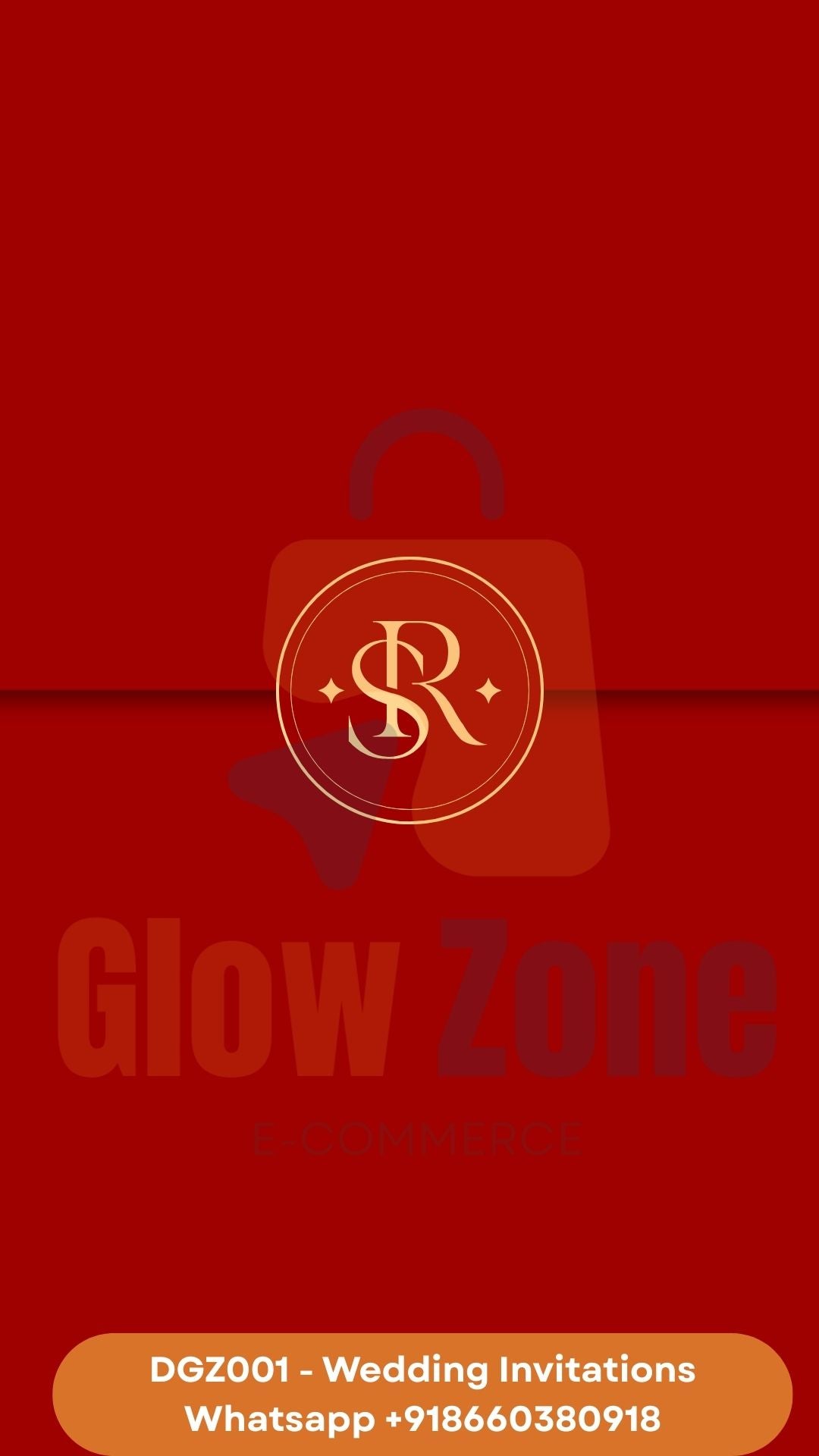 Digital Wedding Invitation - DGZ001 Digital Invitations Glowzone