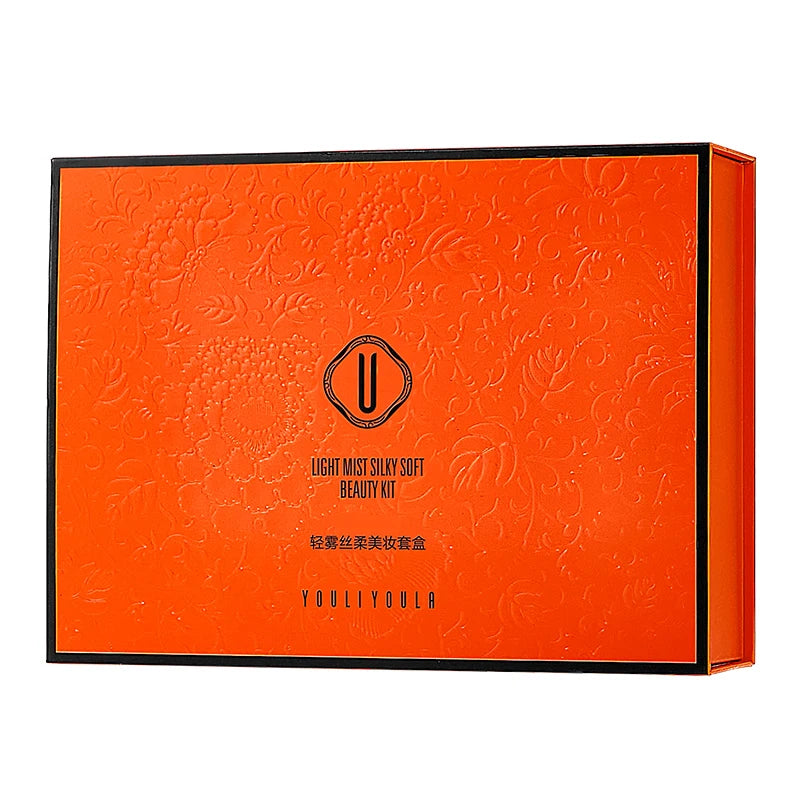 Makeup Kit - YOULIYOULA - 11Pc Set Orange Cosmetic Set GlowZone