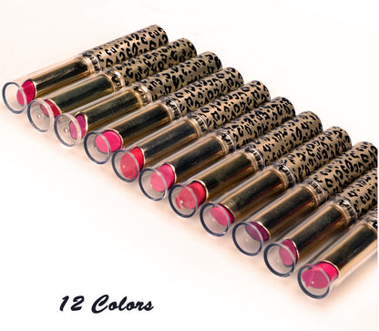 Golden Tube Lipstick -12 Pc Set 12Pcs Set Lipstick Glowzone